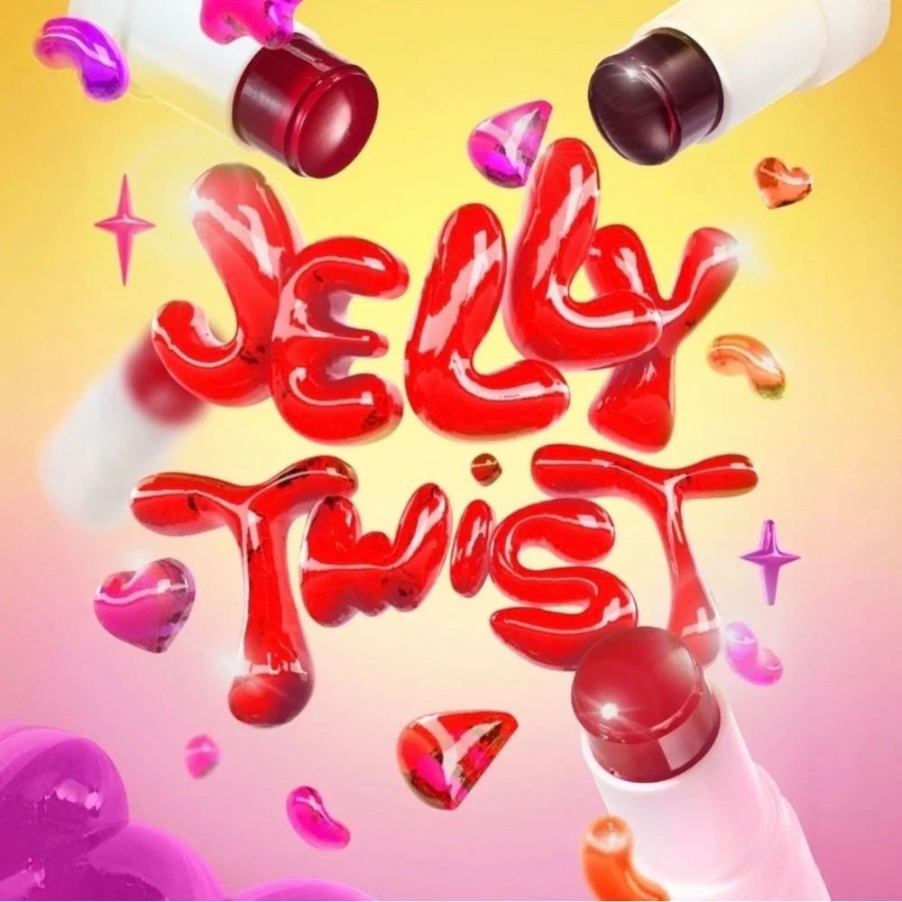 Lottie London Jelly Twist “Coral Crush” Lip & Cheek Stain NEW IN BOX